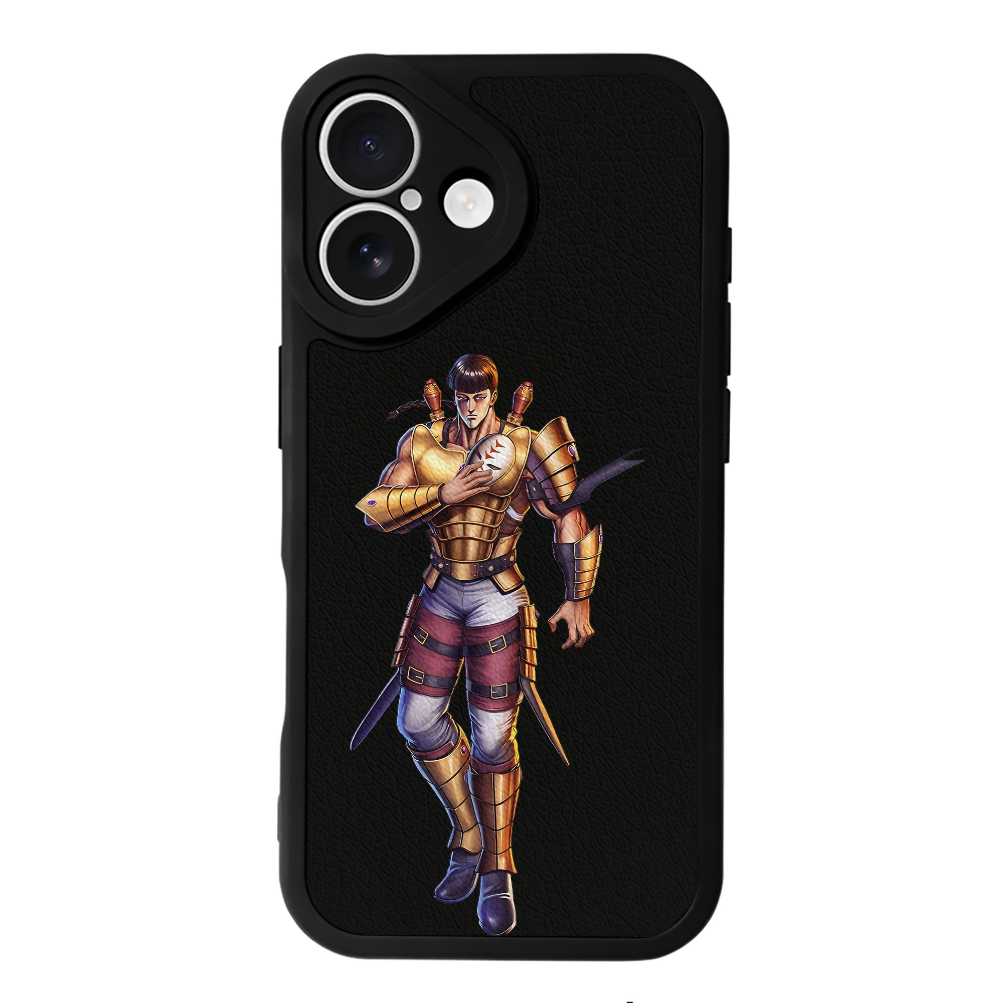 （画像用） 北斗の拳 Fist of the North Star 【iPhone 16シリーズ対応】シリコンスマホケース（レザー調） 材質：シリコン